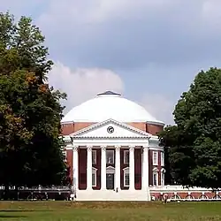 The Rotunda ved University of Virginia