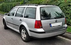 Golf Variant bagfra