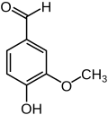 Vanillins strukturformel