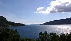 Udsigt over fjorden.