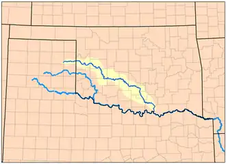 Washita Rivers afvandingsområde