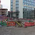 Groundworks for Code Sheffield under construction, April&nbsp;2022